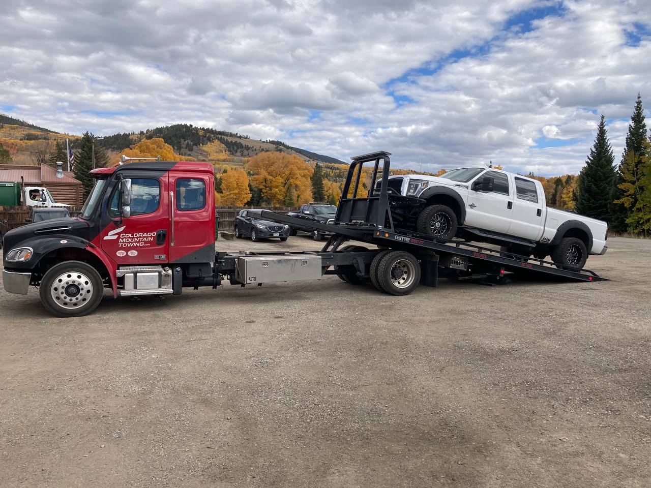 Short distance towing Short distance towing